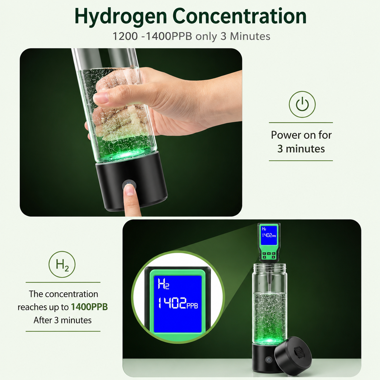 Hydrion™ Hydrogen Flask